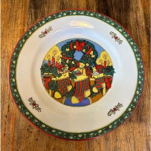 Vintage Christmas Memories by Trisa Dinner Plate (multiple available)